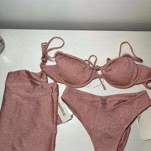 Montce Shimmering Pink Bikini Set